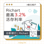 Richart數位帳戶 2024解析、開戶教學| 新戶10萬3.2%、開戶拿 500元